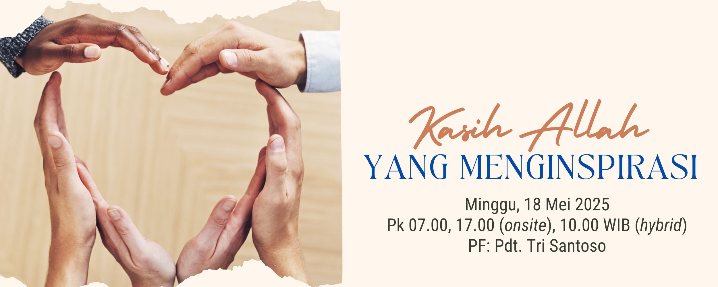 Banner Kasih Allah yang Menginspirasi