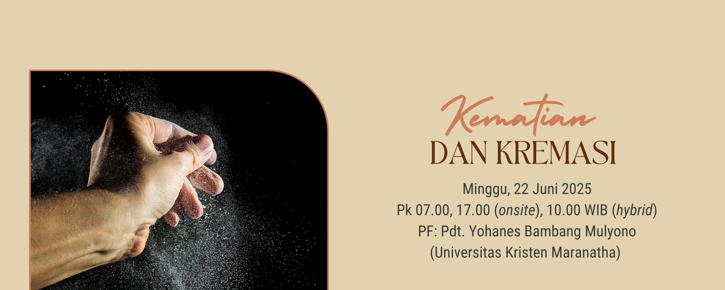 Banner Kematian dan Kremasi