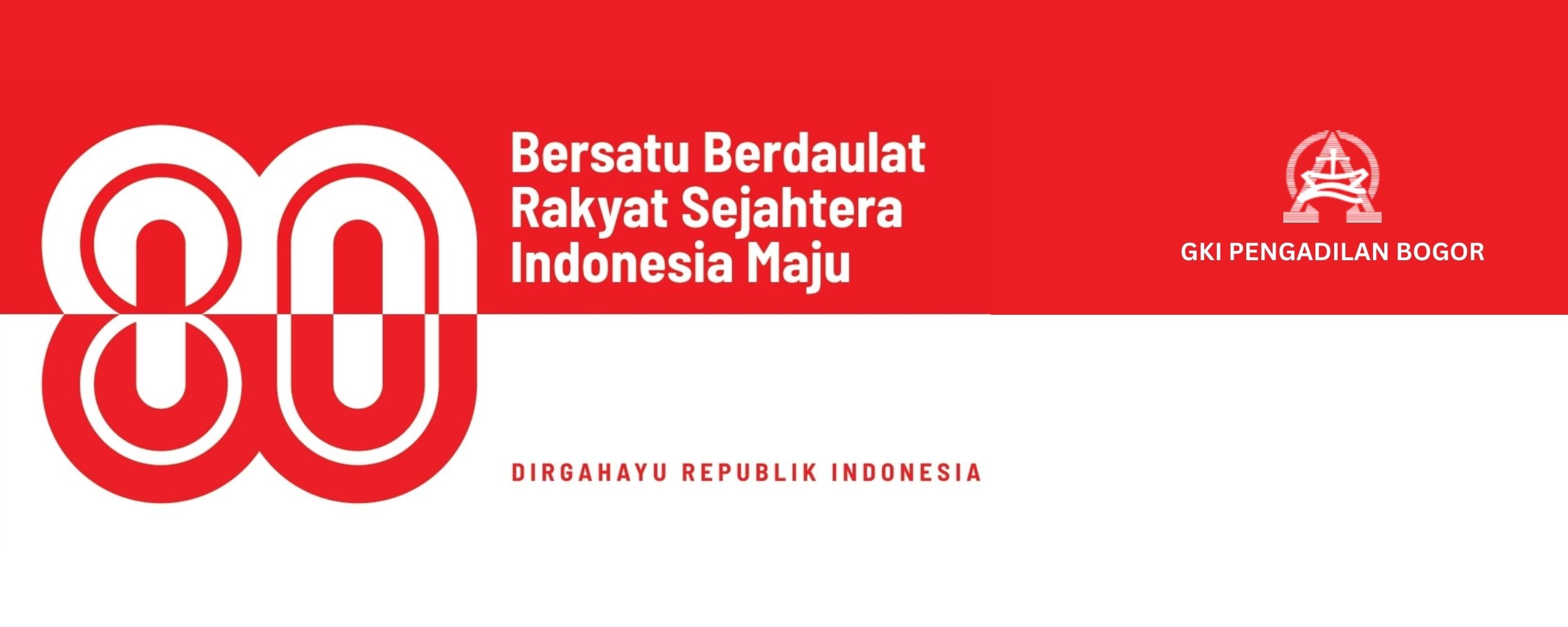 Banner Dirgahayu RI ke-80