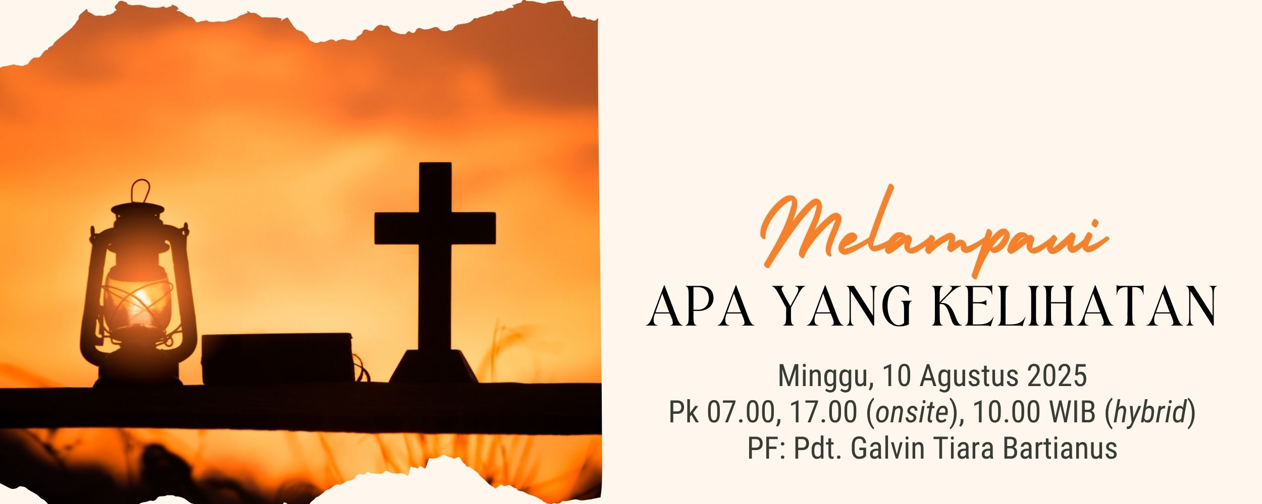 Banner Melampaui Apa yang Kelihatan