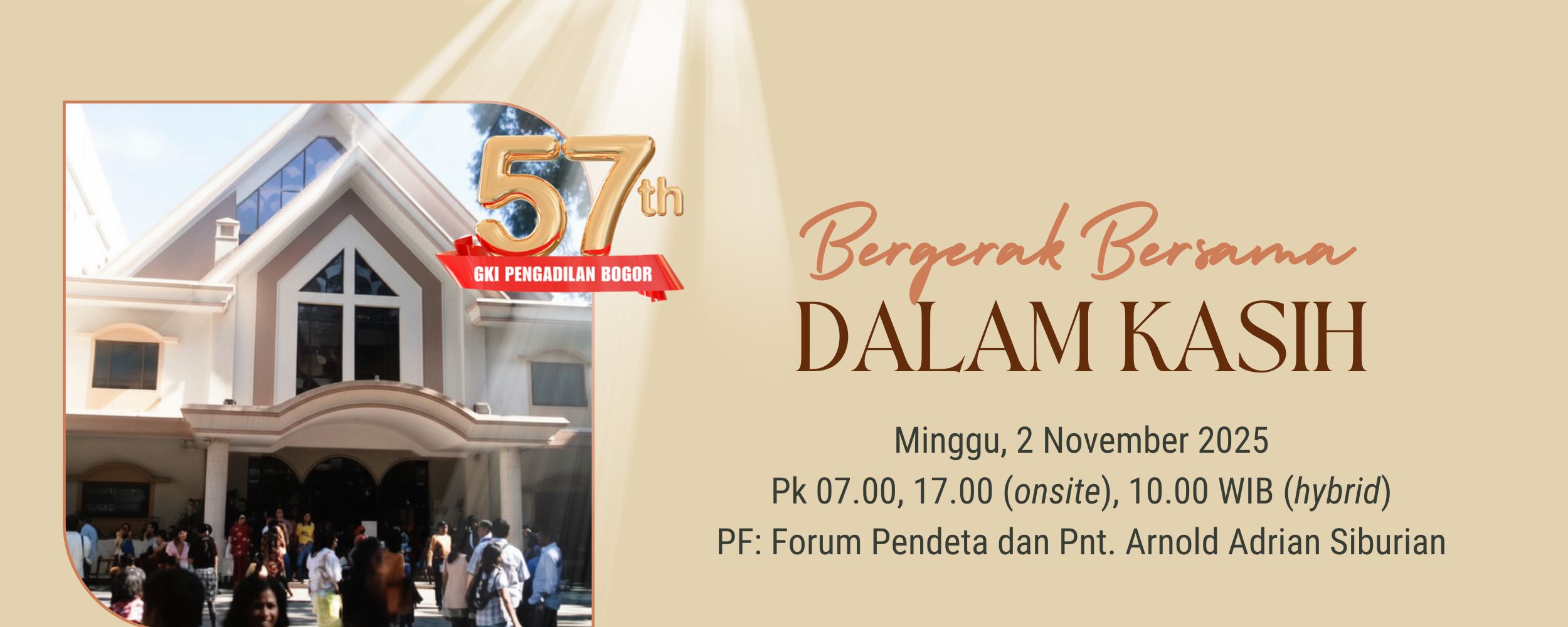 Bergerak Bersama dalam Kasih