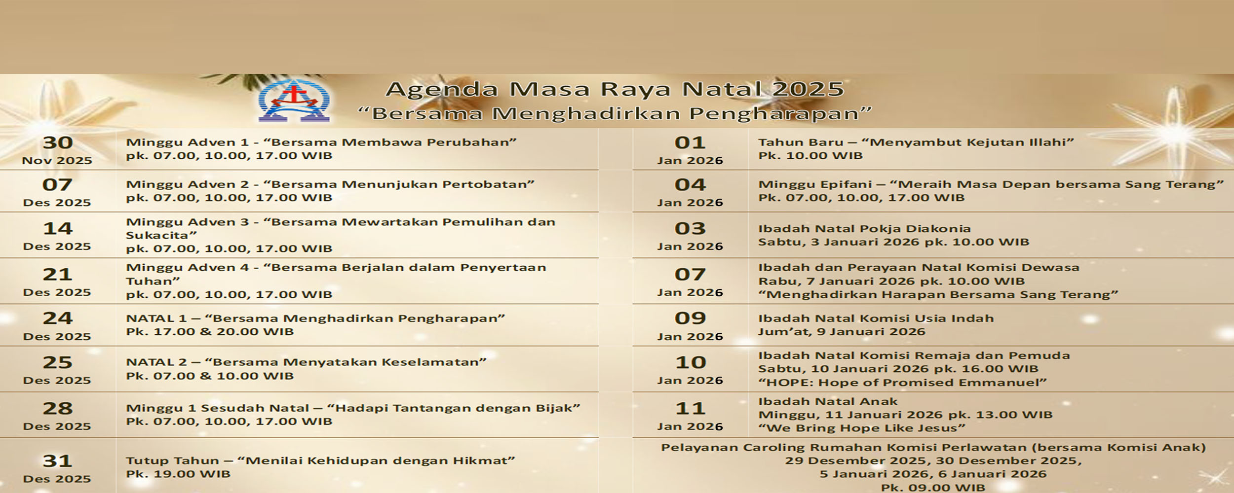 Banner GKI Pengadilan Bogor – Banner Dirgahayu RI ke-80