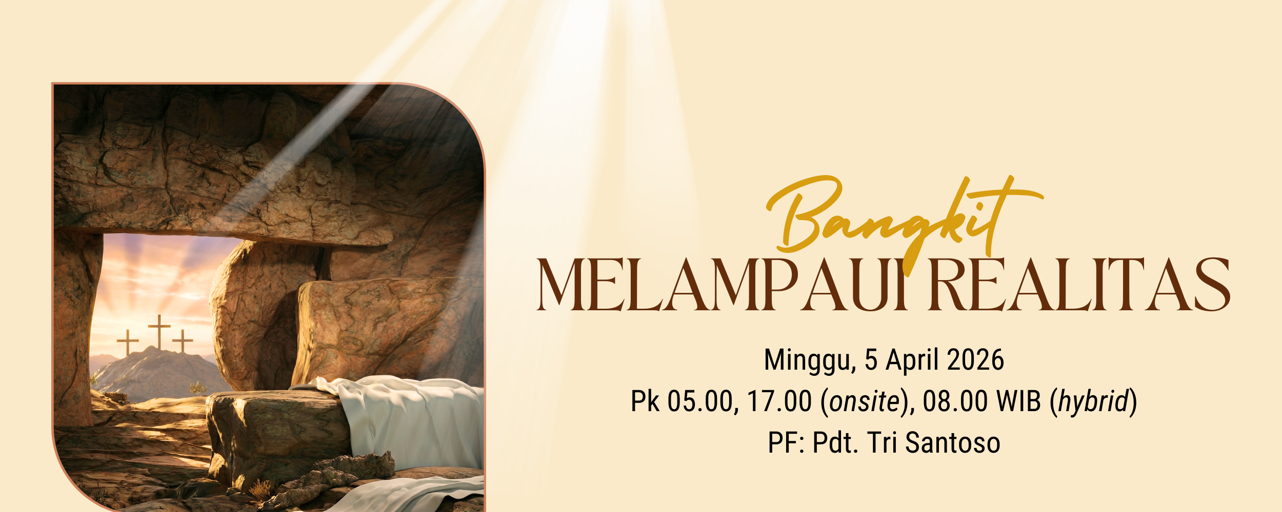 Banner Bangkit Melampaui Realitas
