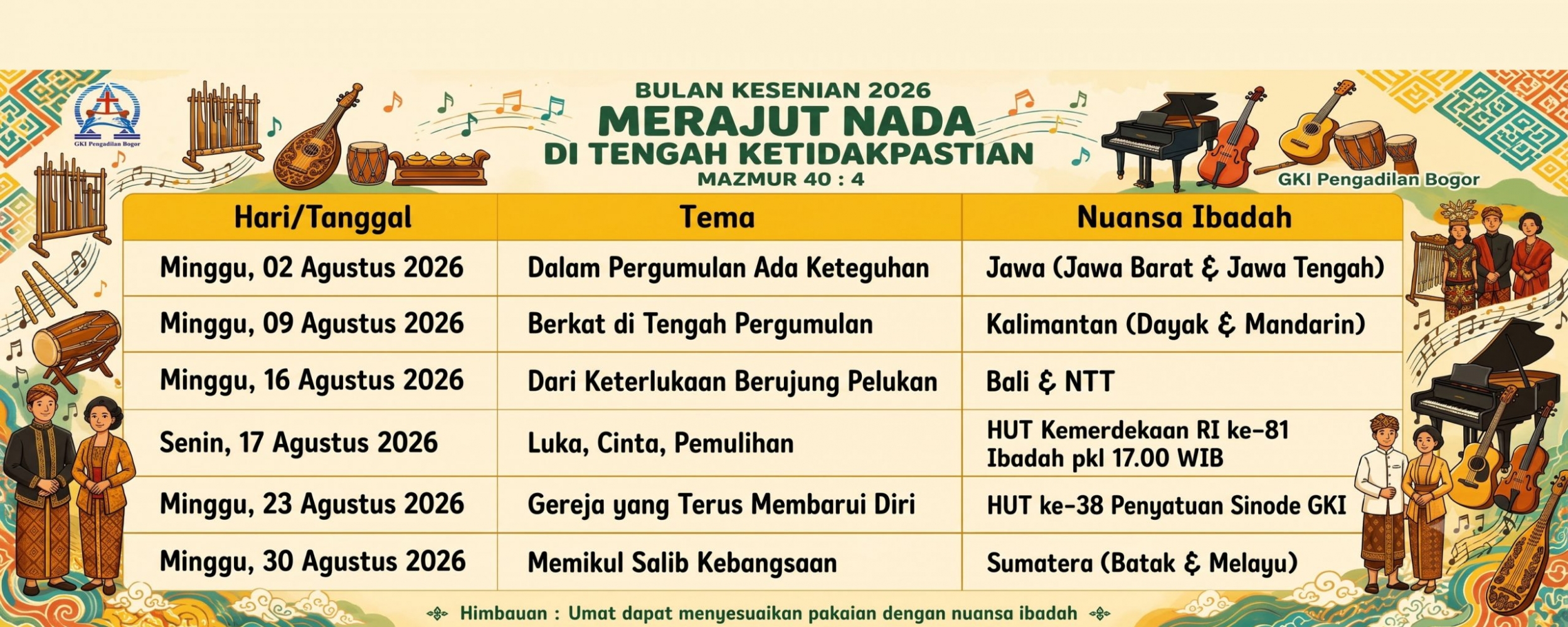 Banner Bulan Kesenian 2026