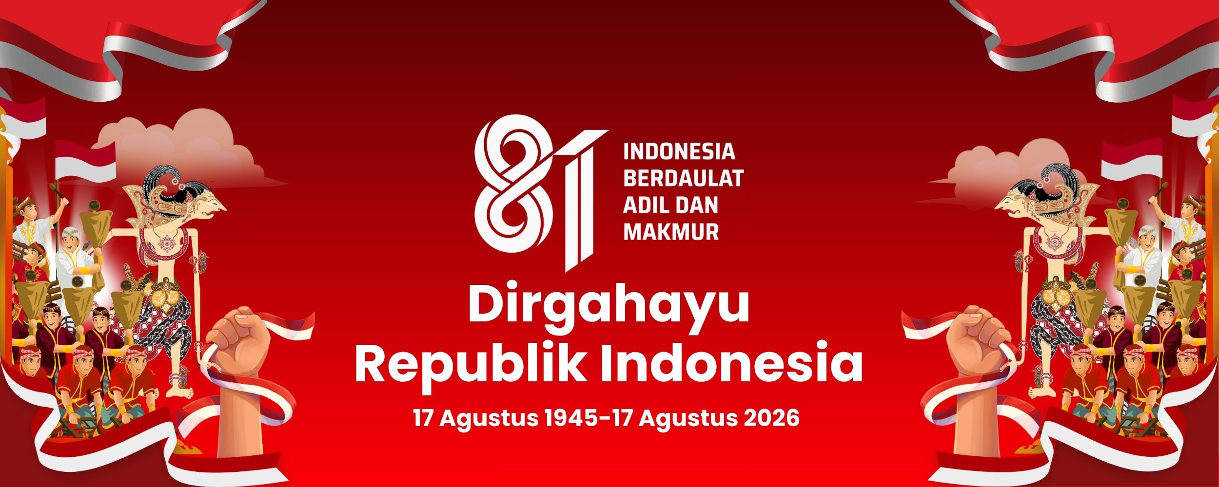 Dirgahayu Republik Indonesia Banner