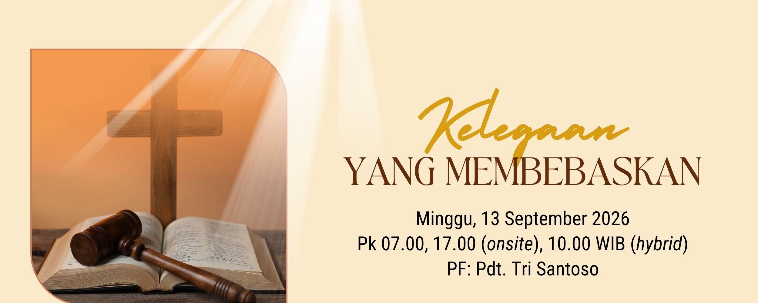 Banner Kelegaan yang Membebaskan
