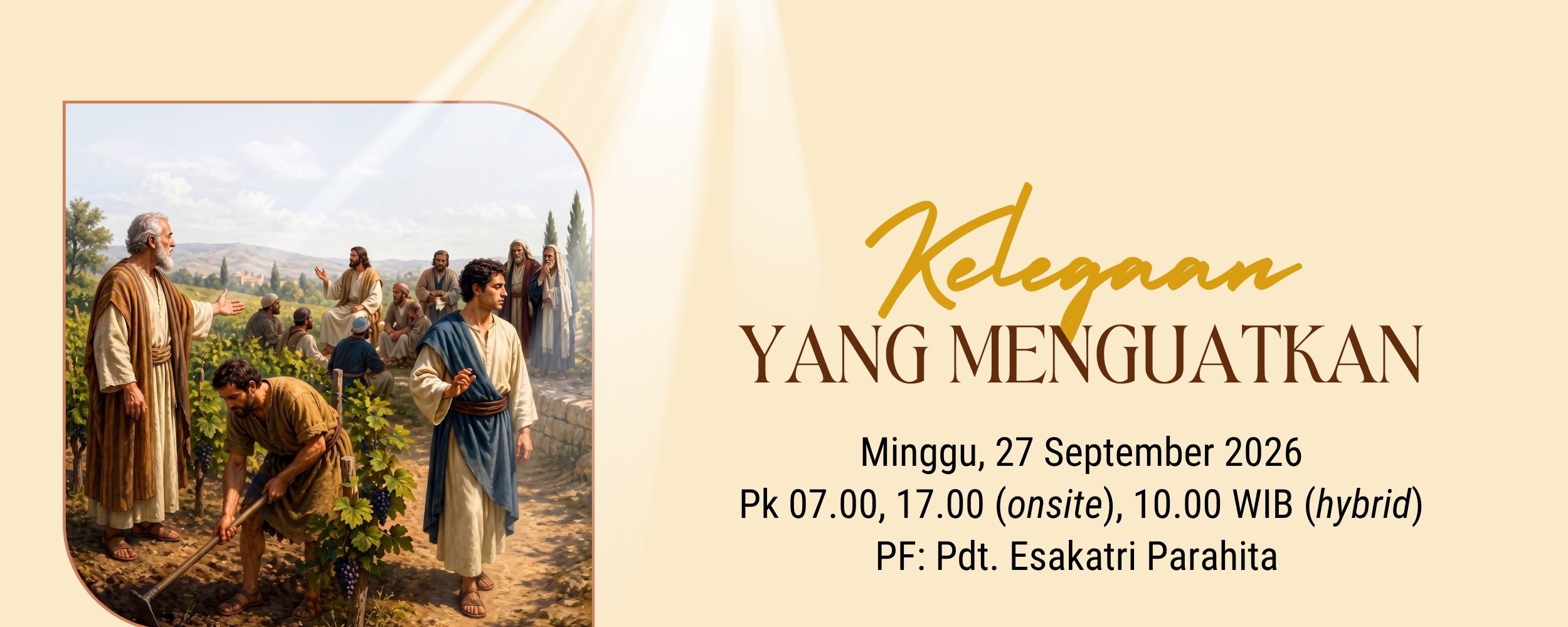 Banner Kelegaan yang Menguatkan