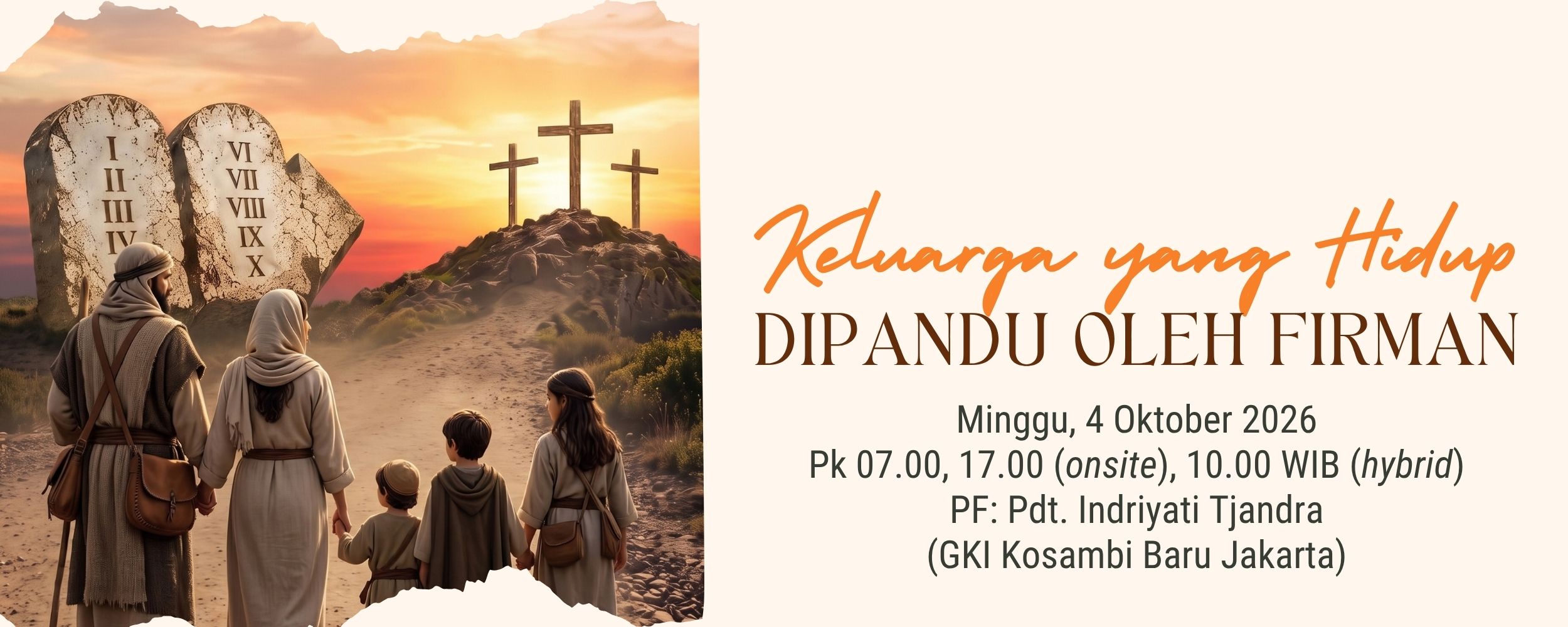 Banner Keluarga yang Hidup Dipandu Oleh Firman